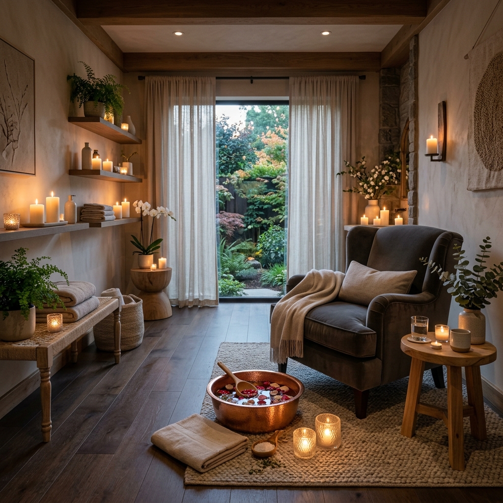 Ambiente terapeutico del pediluvio